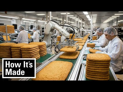 How Biscuits Are Made in a Factory | Biscuit Manufacturing Process | how it’s made 