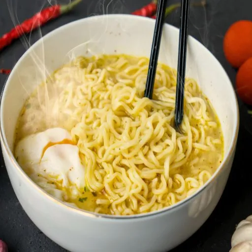 Cooking and Enjoying Indonesian Instant Noodles